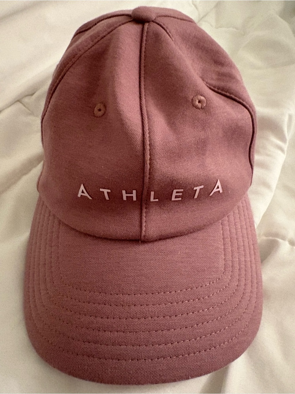 Athleta Dusty Rose Logo Baseball Cap